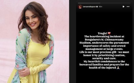 Seerat Kapoor Expresses Heartfelt Grief Over RCB Victory Parade Stampede Tragedy Says, "Life is our most precious gift; we must honor..."