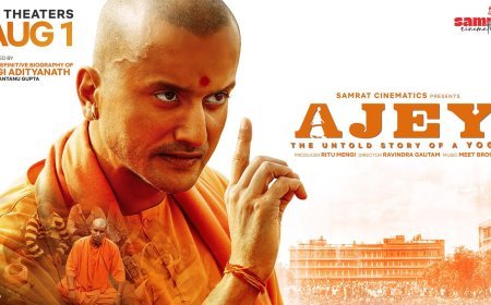 On the Occasion of Yogi Adityanath’s Birthday, "Ajey: The Untold Story of a Yogi" New Poster Unveiled — Film to Release on 1st August 2025