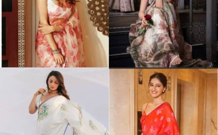 Blooming Beauty: Bollywood Actresses Who Rocked the Floral Saree Trend
