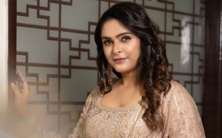 Madhurima Tuli Dazzles in Custom Anarkali, Serving Major Sangeet & Mehendi Fashion Goals