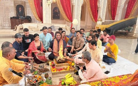 Special Havan on the Sets of Rajan Shahi’s Yeh Rishta Kya Kehlata Hai and Anupama