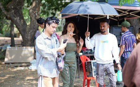 Actress Nikita Rawal Shares BTS Glimpses from Her Upcoming Shoot - Big Announcement on the Horizon!