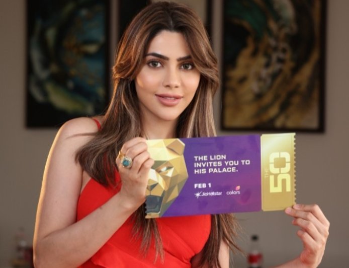 Nikki Tamboli’s Power-Packed Avatar in Reality Show 50