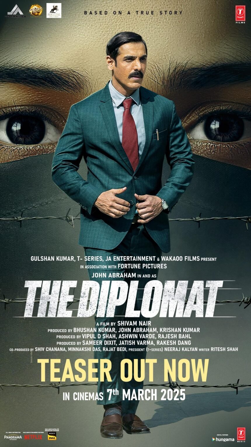 Words over War—John Abraham’s THE DIPLOMAT Teaser Out Now!